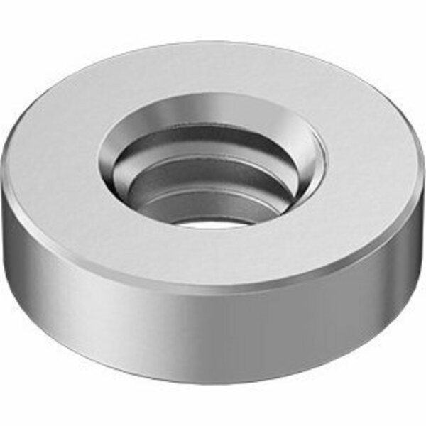 Bsc Preferred 18-8 Stainless Steel Press-Fit Nut for Sheet Metal 8-32 Thread for .03 Minimum Panel Thickness, 10PK 96439A300